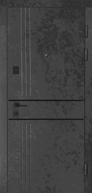 Двері вхідні Ультра, модель 539/237. Колір: mamba morion/рустик авиньон блан